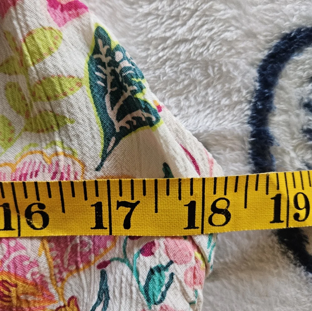 Floral halter dress. Size L - Picture 6 of 8